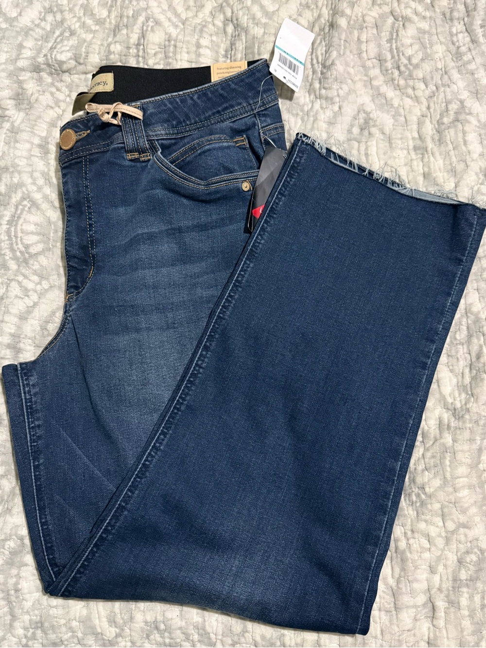Democracy Women's Boot Cut Jeans in Dark Blue
